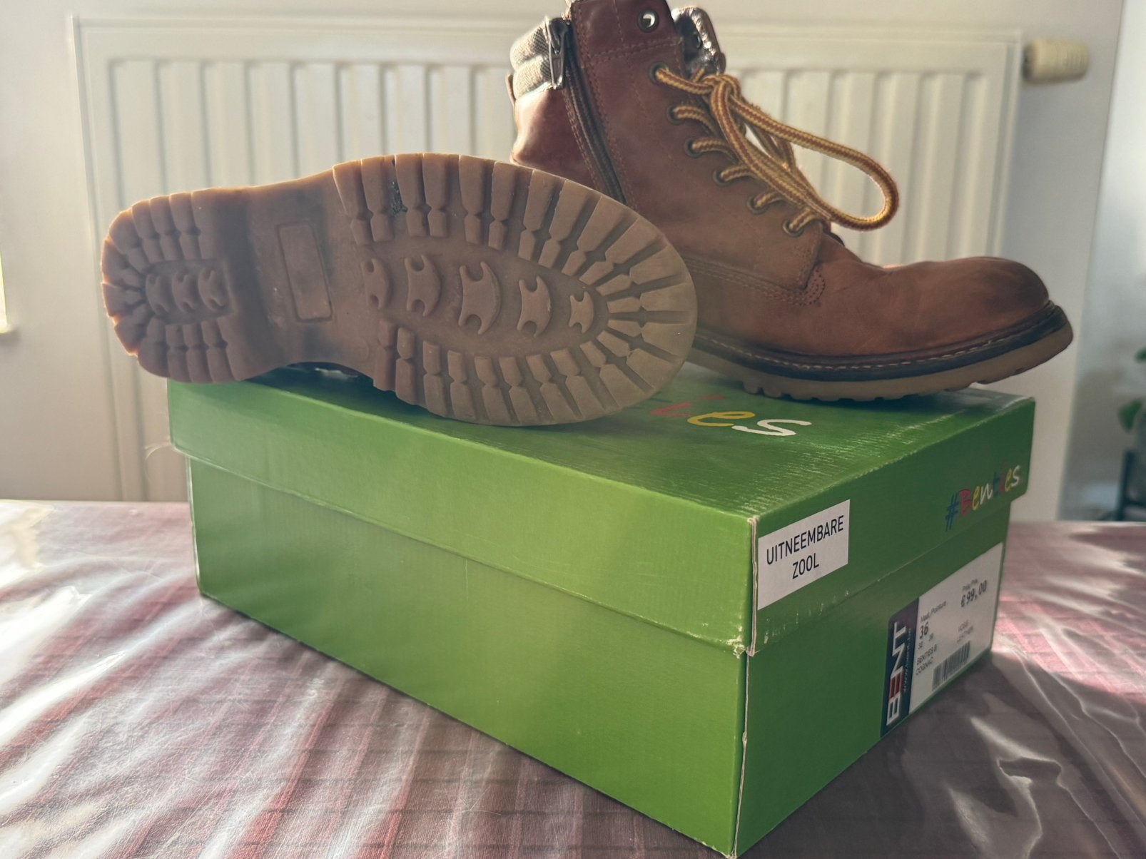 Winterschoenen/bottines Benties - maat 36, Ophalen, Gebruikt, Schoenen, Jongen