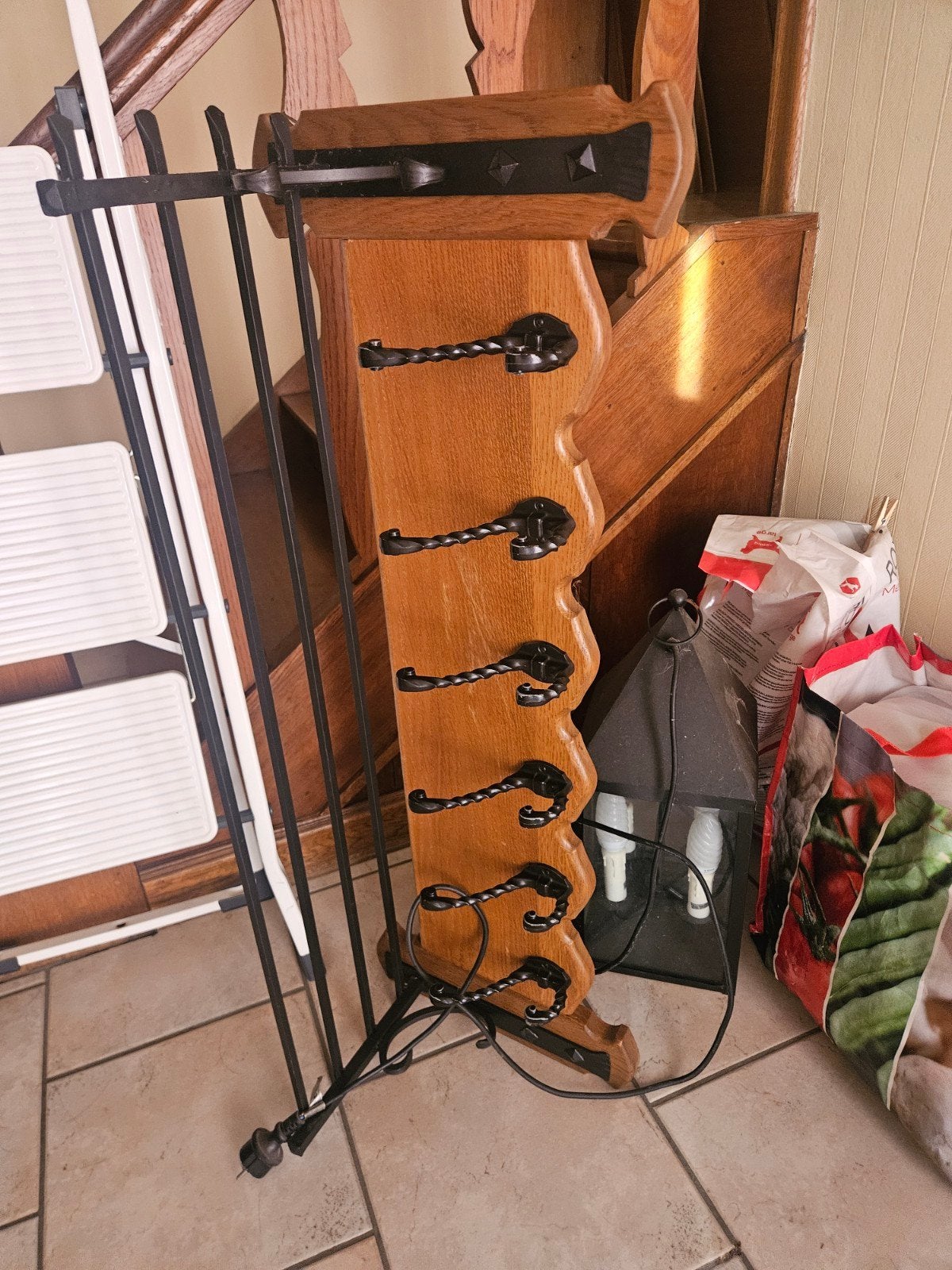 hang kapstok met mooie ijzerwerk, Huis en Inrichting, Woonaccessoires | Kapstokken, Ophalen