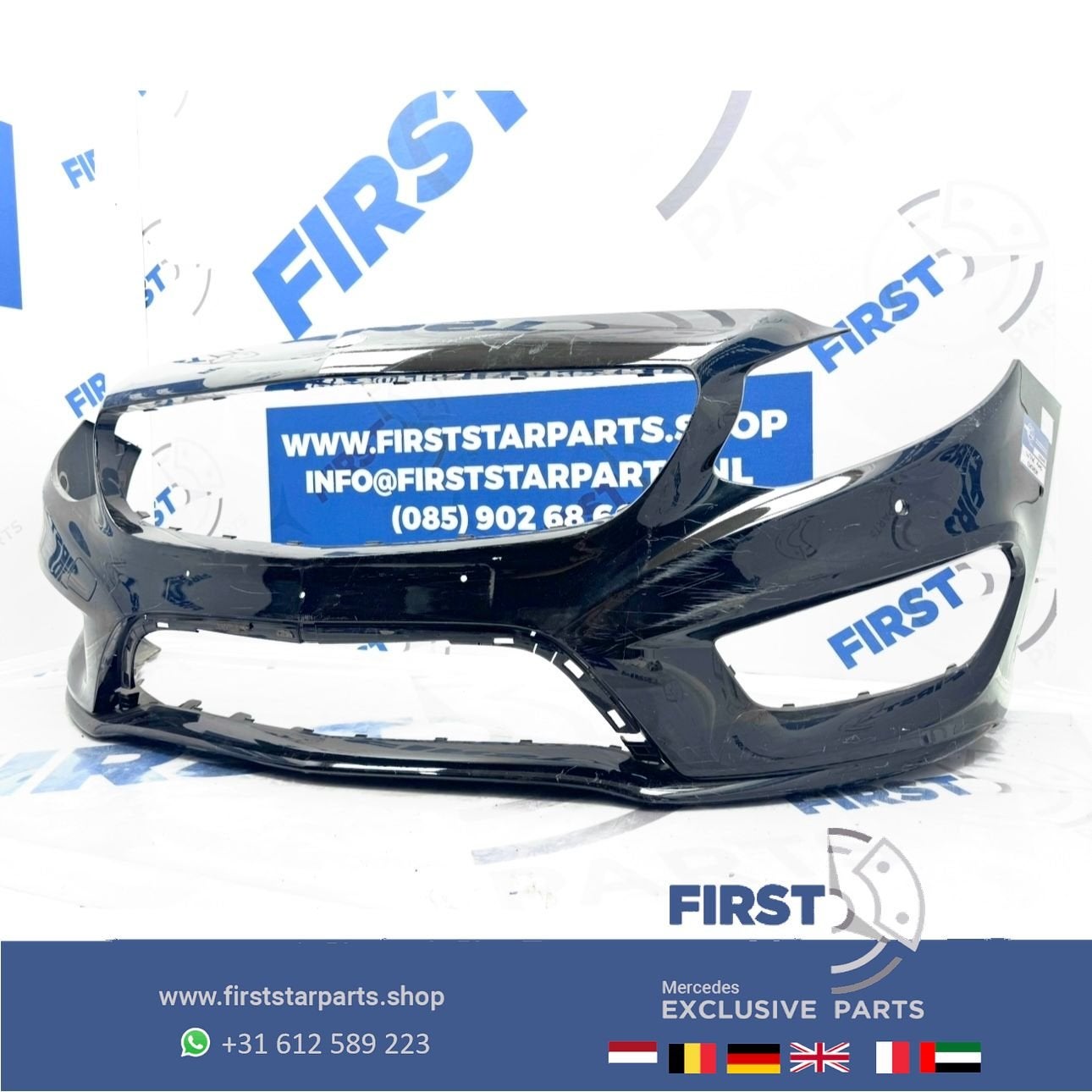 W242 W246 AMG BUMPER B Klasse Facelift Voorbumper 2018 PDC Z, Gebruikt, -, Voor, Ophalen of Verzenden