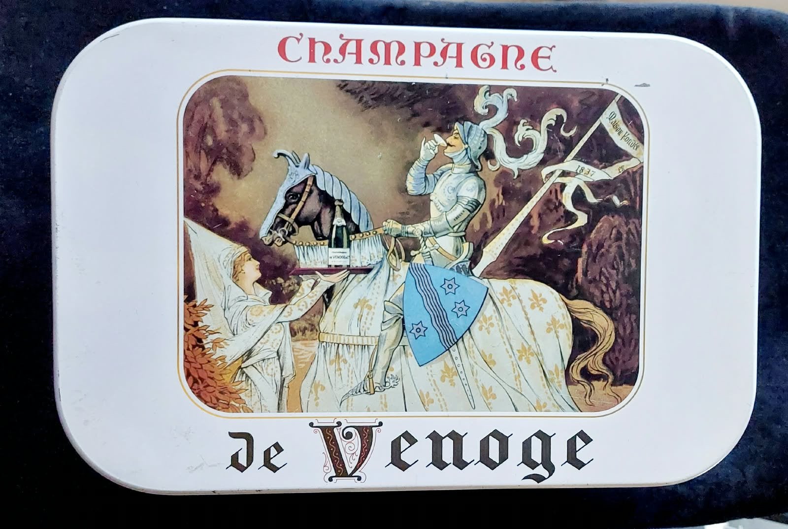 Blikken doos champagne ;groot !, Verzamelen, Ophalen of Verzenden, Zo goed als nieuw