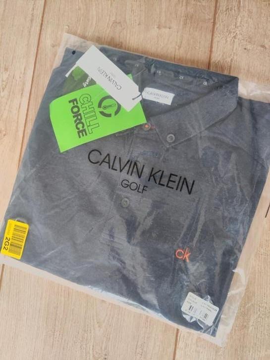 Polo Technique Calvin Klein Golf - Neuf sous blister - Sl, Kleding | Heren, Polo's, Ophalen, Calvin Klein, Blauw, Nieuw