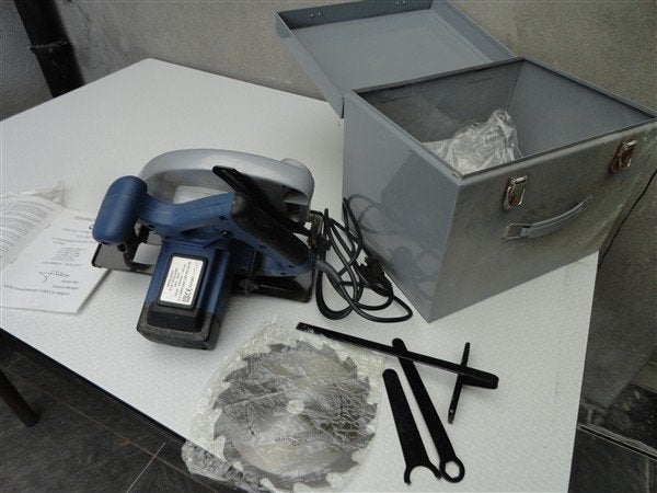 cirkelzaag, Doe-het-zelf en Bouw, Ophalen, Gebruikt, 70 mm of meer, 1200 watt of meer