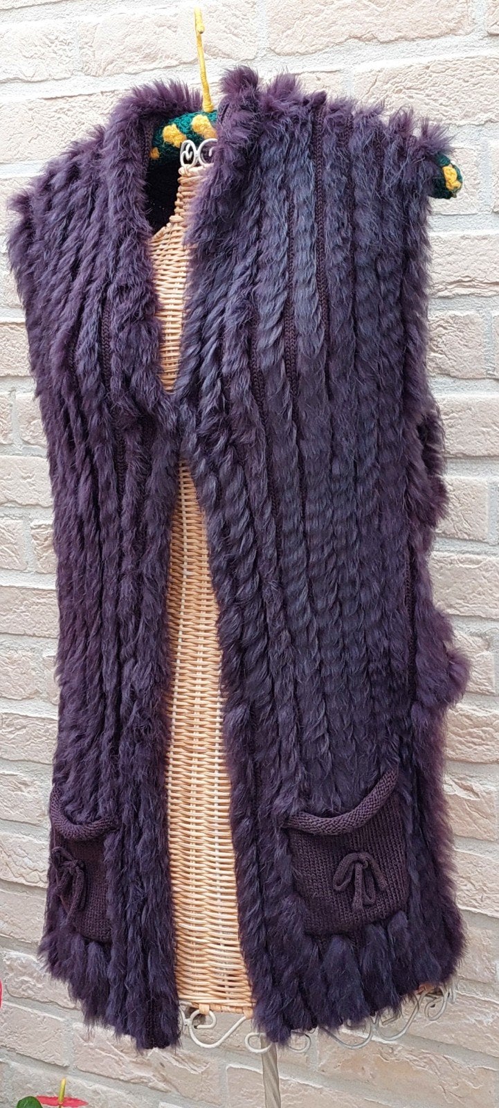vestje (poncho) maat s/m, Enlèvement ou Envoi, Comme neuf, Taille 38/40 (M), Autres couleurs
