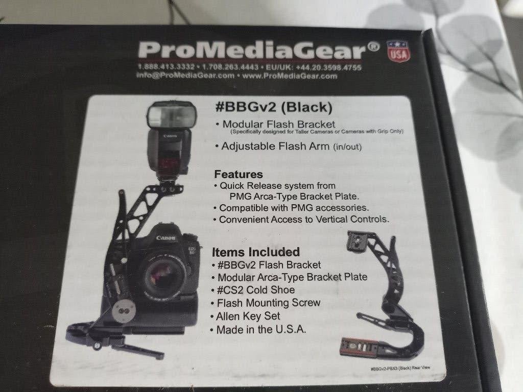 promediagear Flash Bracket (boomerang BBGV2), TV, Hi-fi & Vidéo, Photo | Flash, Enlèvement ou Envoi, Comme neuf, Support de flash