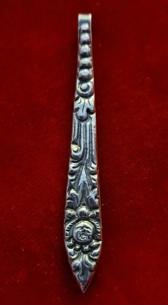 Vintage zilveren Dasclip, Ophalen, Zilver