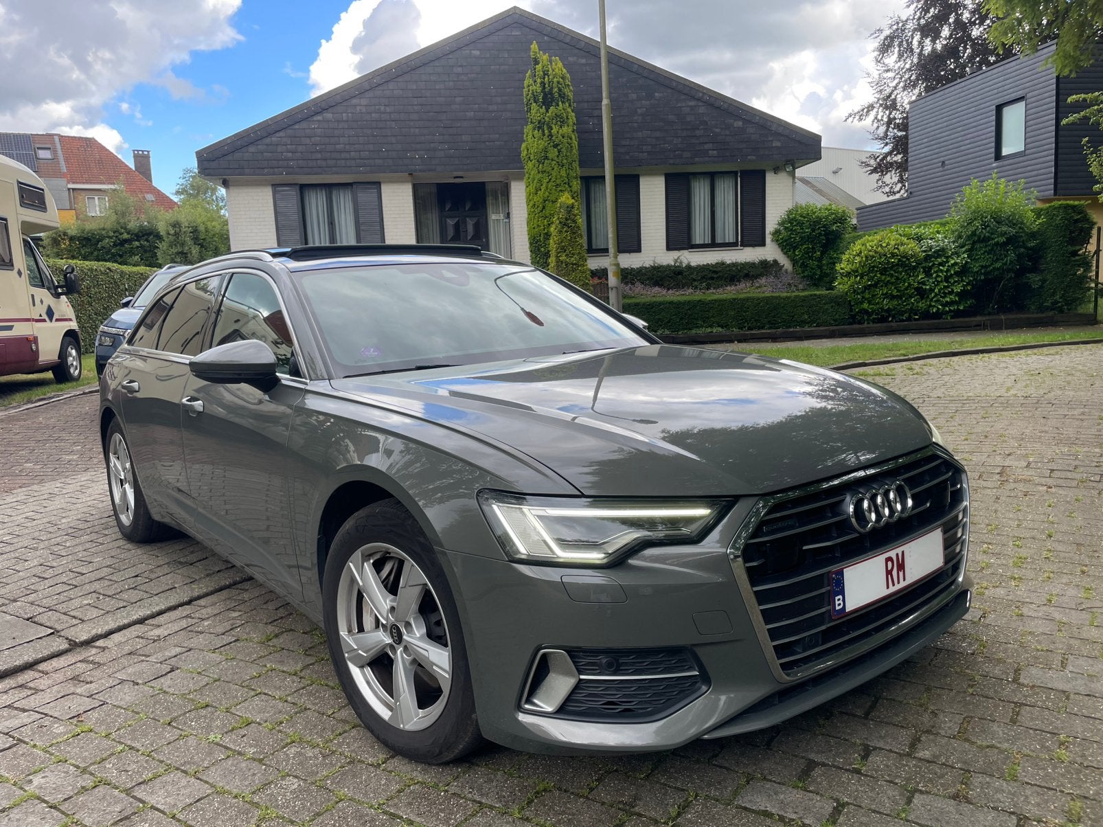 Audi A6 Quatro 50TFSI e Pano*Led*Xenon*Ass*Verw Z*Keyless*.., Auto's, Automaat, Zwart, Lichtsensor, Bedrijf