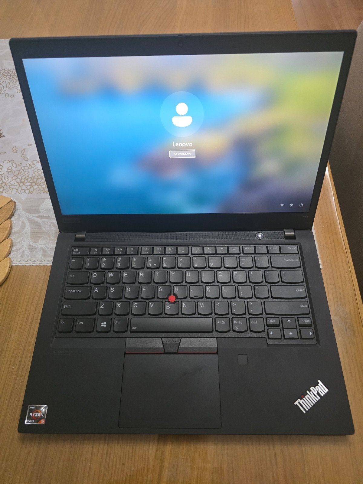 Pc portable Thinkpad Ryzen 5 Pro, Ryzen 5 Pro, 256 GB, 14 pouces, Lenovo ThinkPad