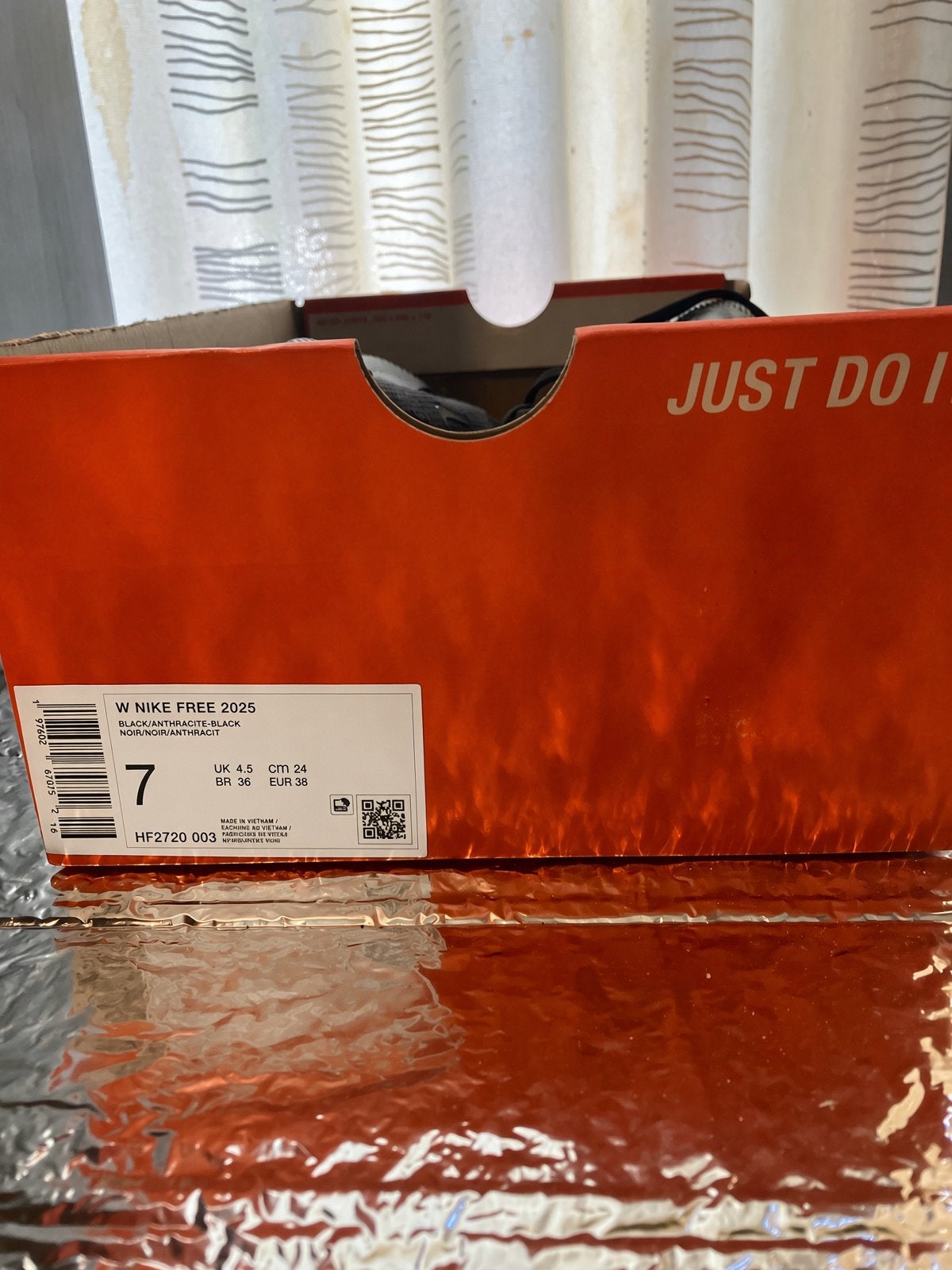 Nike Free 2025 dames sneakers maat EU 38Black -Nieuw, Nieuw, Ophalen of Verzenden, Sportschoenen, Zwart
