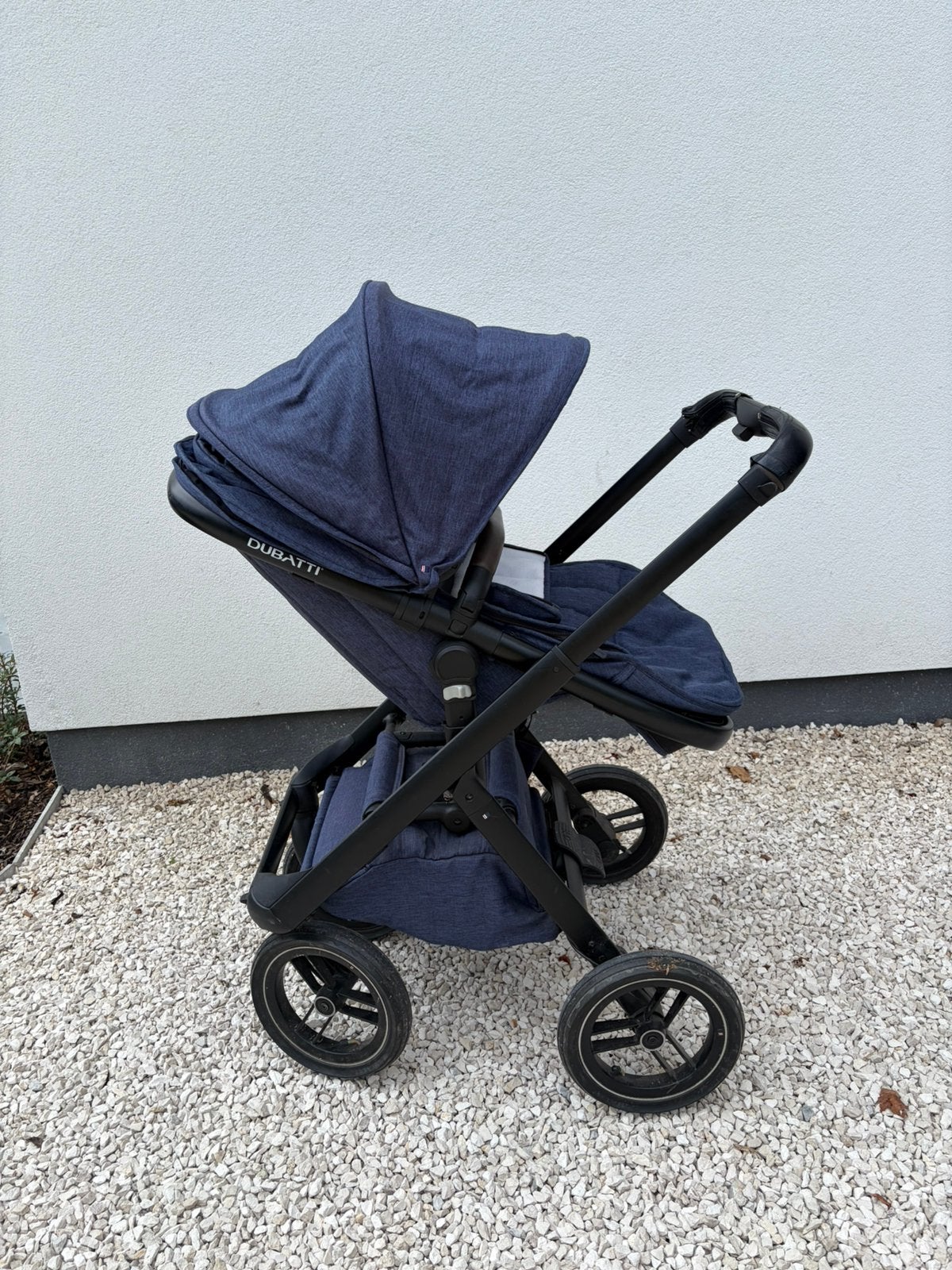 Dubatti One Navy Blue 2-in-1, Kinderen en Baby's, Kinderwagens en Combinaties, Ophalen, Zo goed als nieuw