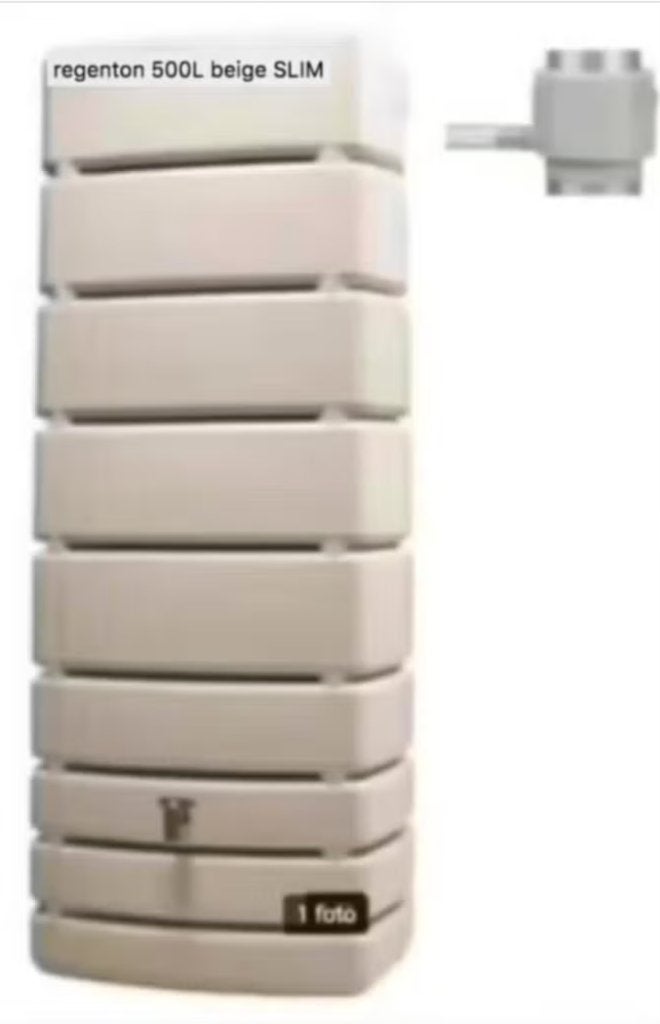 regenton 500L beige SLIM, Enlèvement, Utilisé
