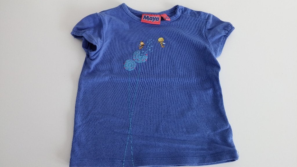 Paarse t-shirt van MAYA maat 74 van JBC, Kinderen en Baby's, Meisje, Ophalen of Verzenden, Zo goed als nieuw, JBC.