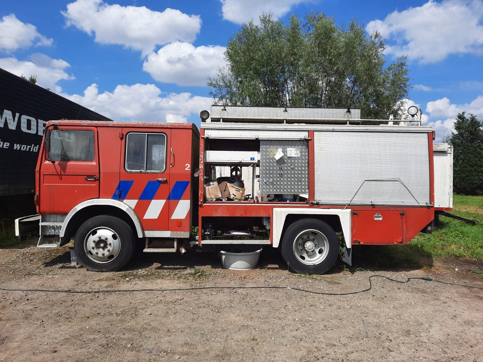 Camion Renault Camion de pompier, camping-car, construction, Caravanes & Camping, Entreprise