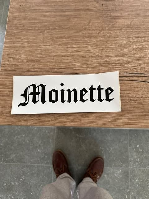 Moinette sticker, Ophalen of Verzenden, Zo goed als nieuw, Overige typen, Overige merken