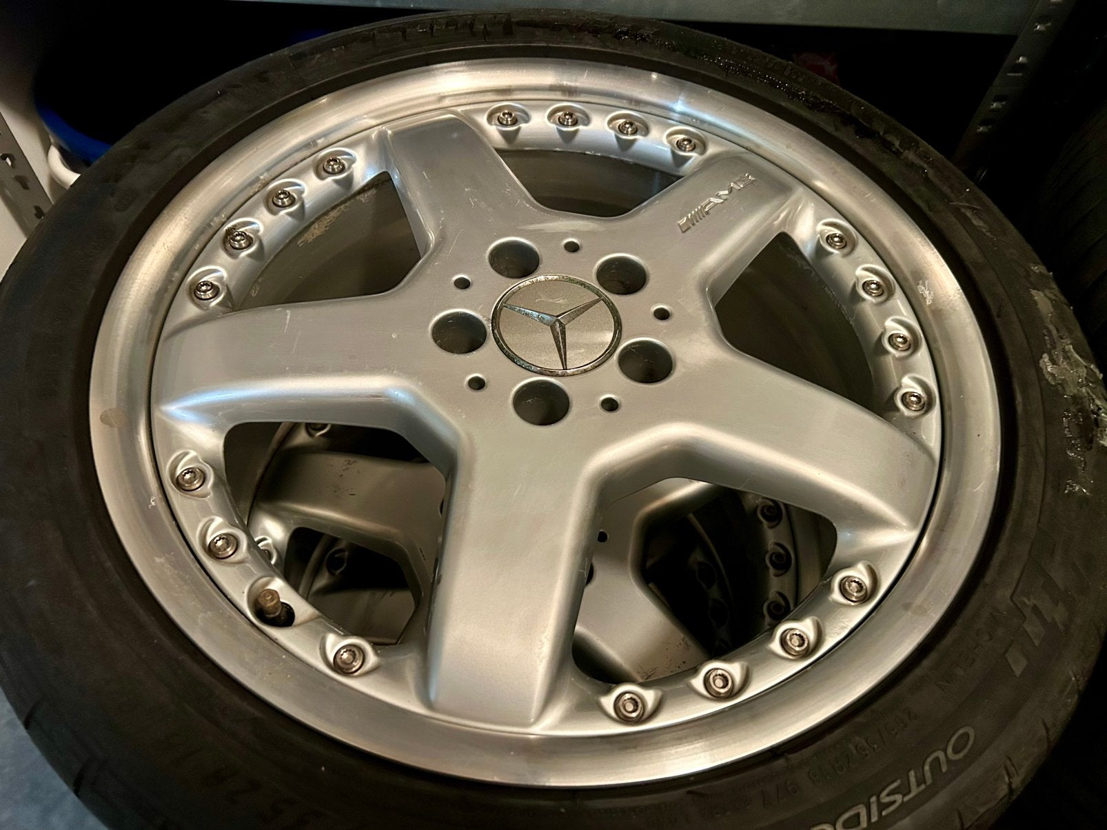 18 inch AMG Styling 3 W203 C32 C55 C209 CLK55 SLK velgen, Autos : Pièces & Accessoires, Enlèvement, Utilisé, 18 pouces, Pneus et Jantes