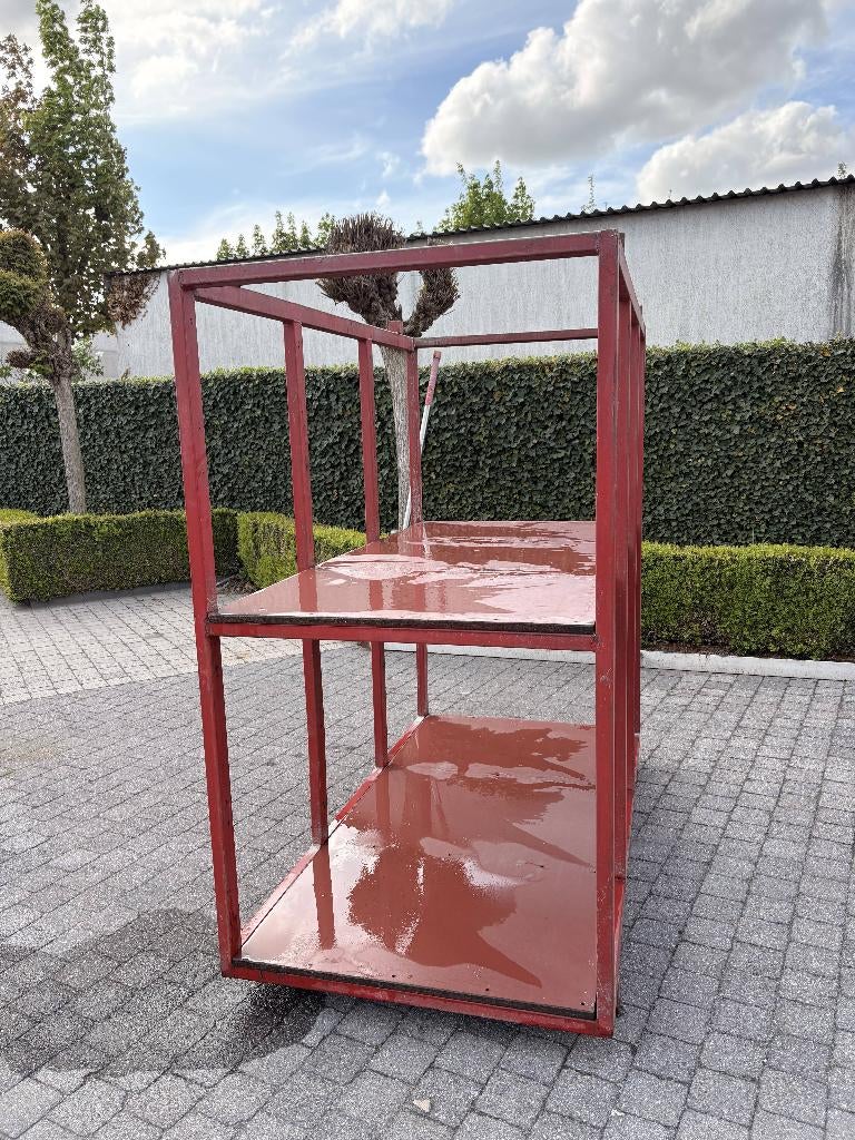 Metalen Stapelrekken/Transport Containers, Ophalen, Gebruikt, IJzer