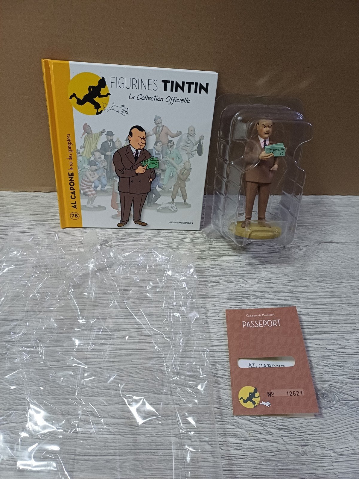 Figurine Al Capone 78 Tintin, Enlèvement ou Envoi, Tintin, Comme neuf, Statue ou Figurine