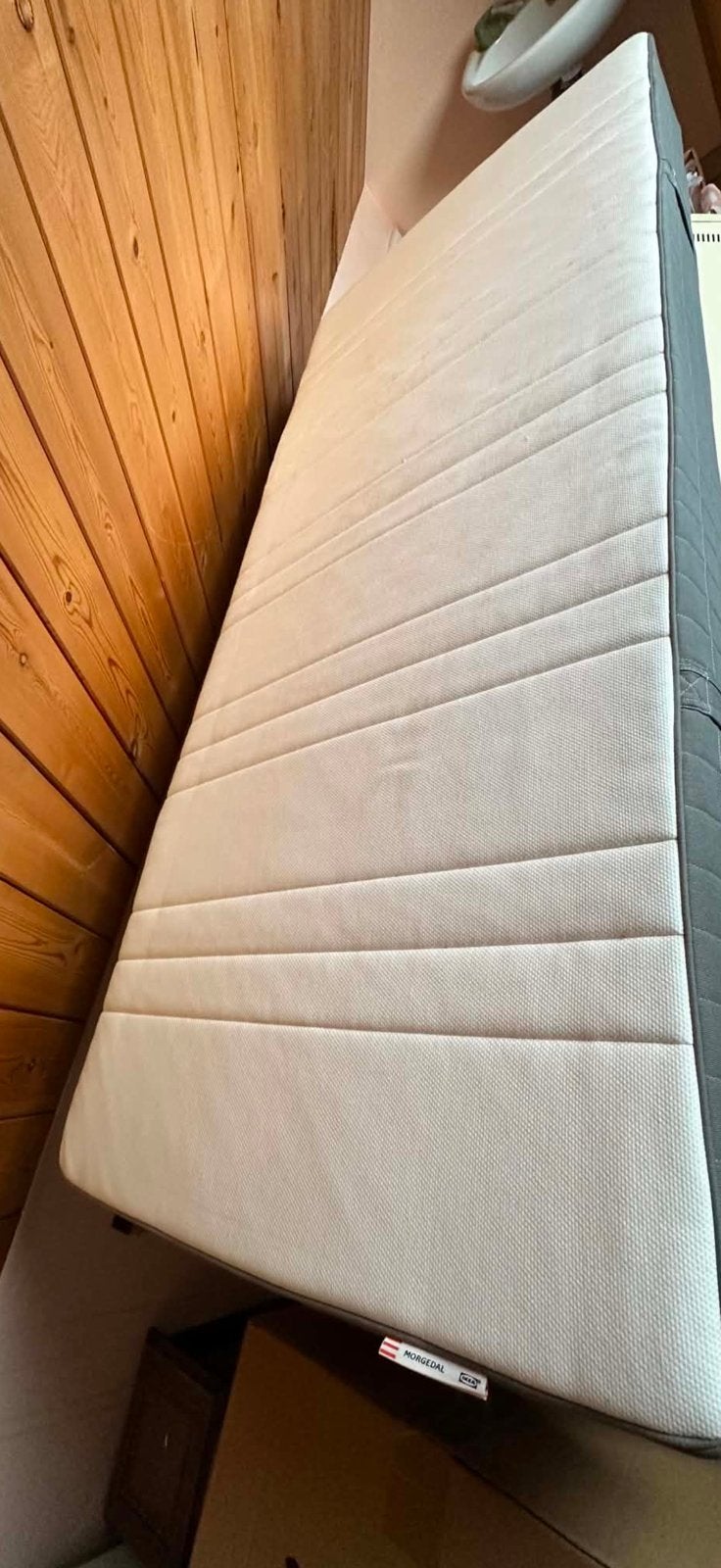 Matras ikea Morgedal 90 x 200 x17 cm, Huis en Inrichting, Slaapkamer | Matrassen en Bedbodems, Ophalen, Zo goed als nieuw, Matras