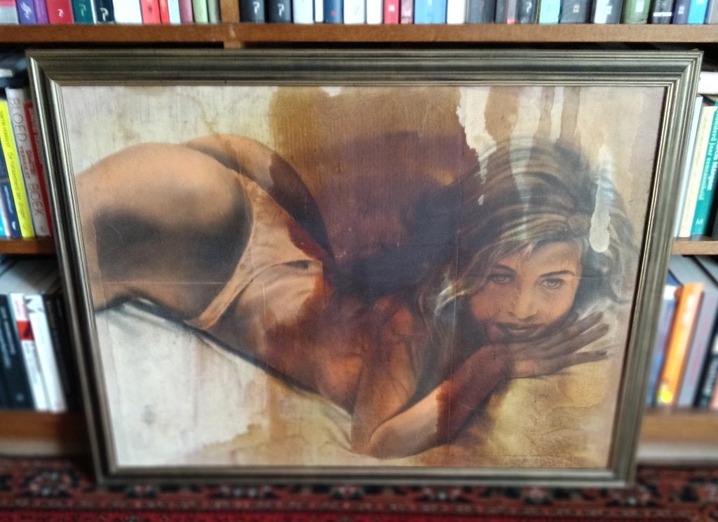 LUIS LOPEZ-CANALES   Mexico City 1928, Antiek en Kunst, Hout, Ophalen of Verzenden, Collage, Figuren