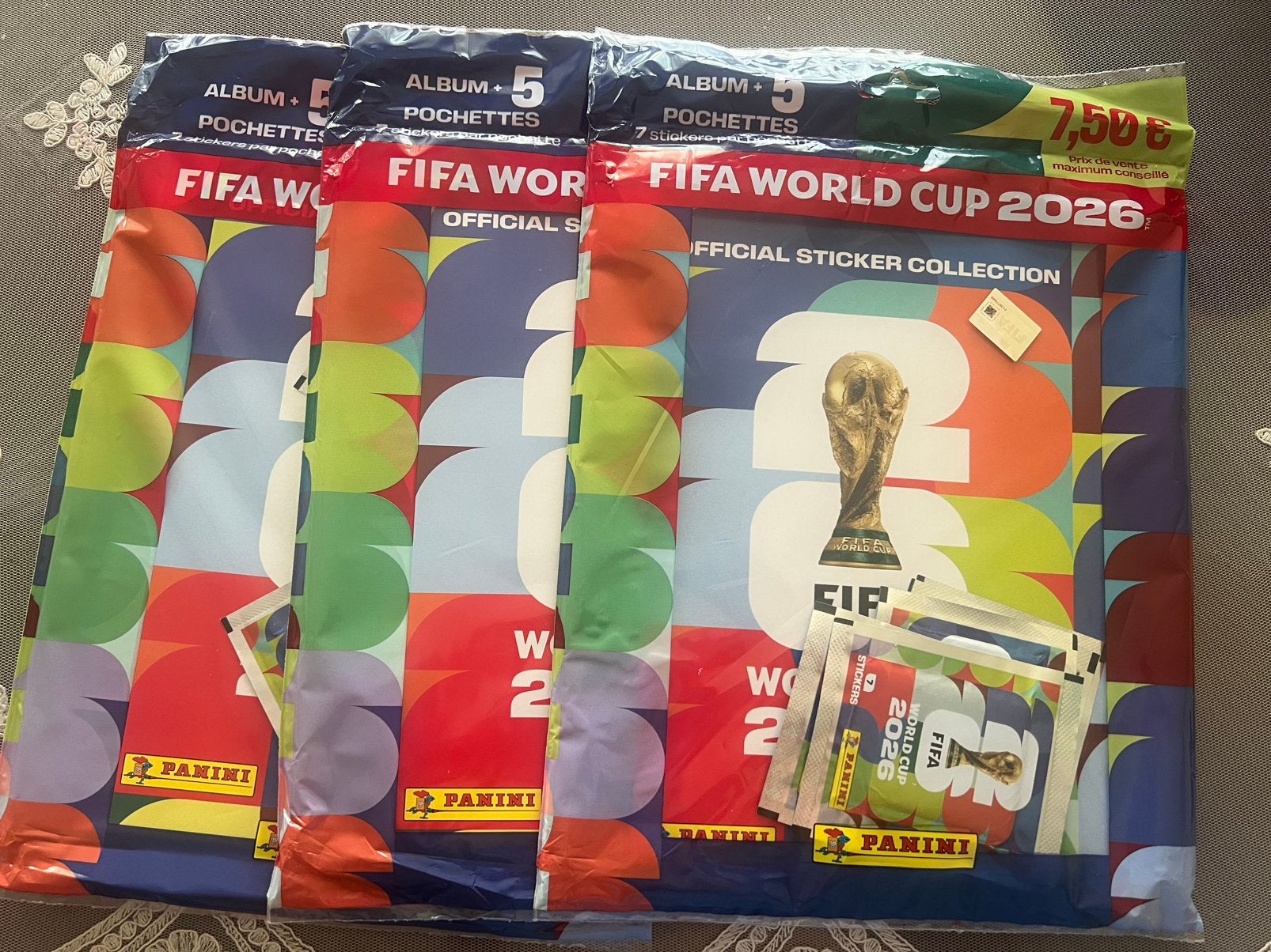 Album panini 2026 avec lot de 5 packs super rare, Enlèvement ou Envoi, Neuf