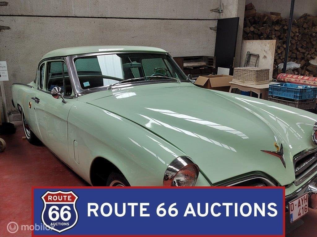 Studebaker Champion | 1953 | Route 66 Auctions, Overige merken, Zwart, Bedrijf, Handgeschakeld