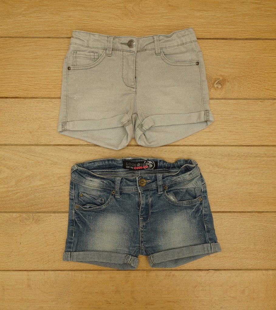 2 shortjes CoolCat en JBC, 9 jaar, Kinderen en Baby's, Kinderkleding | Maat 134, Broek, Gebruikt, Meisje, JBC