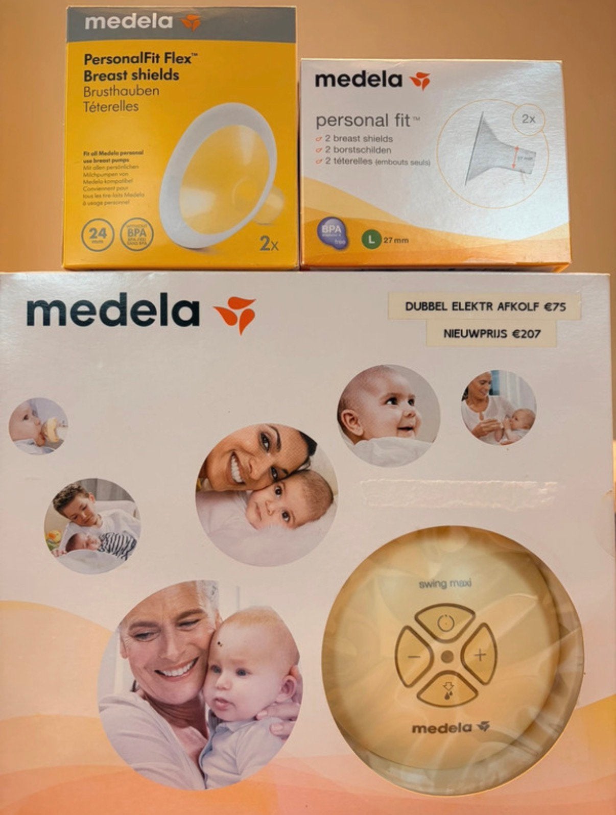 Medela Swing Maxi - Dubbele elektrische borstkolf, Ophalen, Draadloos, Medela, Borstkolf