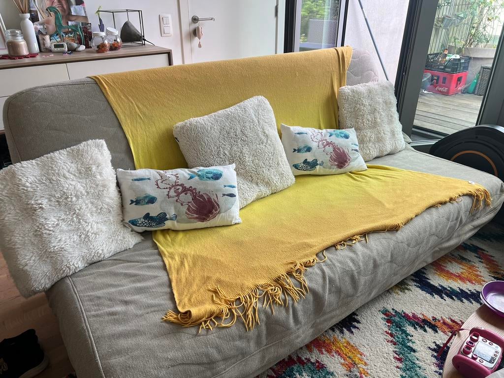 Beddinge IKEA clic clac, Huis en Inrichting, Ophalen, Gebruikt, 150 tot 200 cm, 75 tot 100 cm