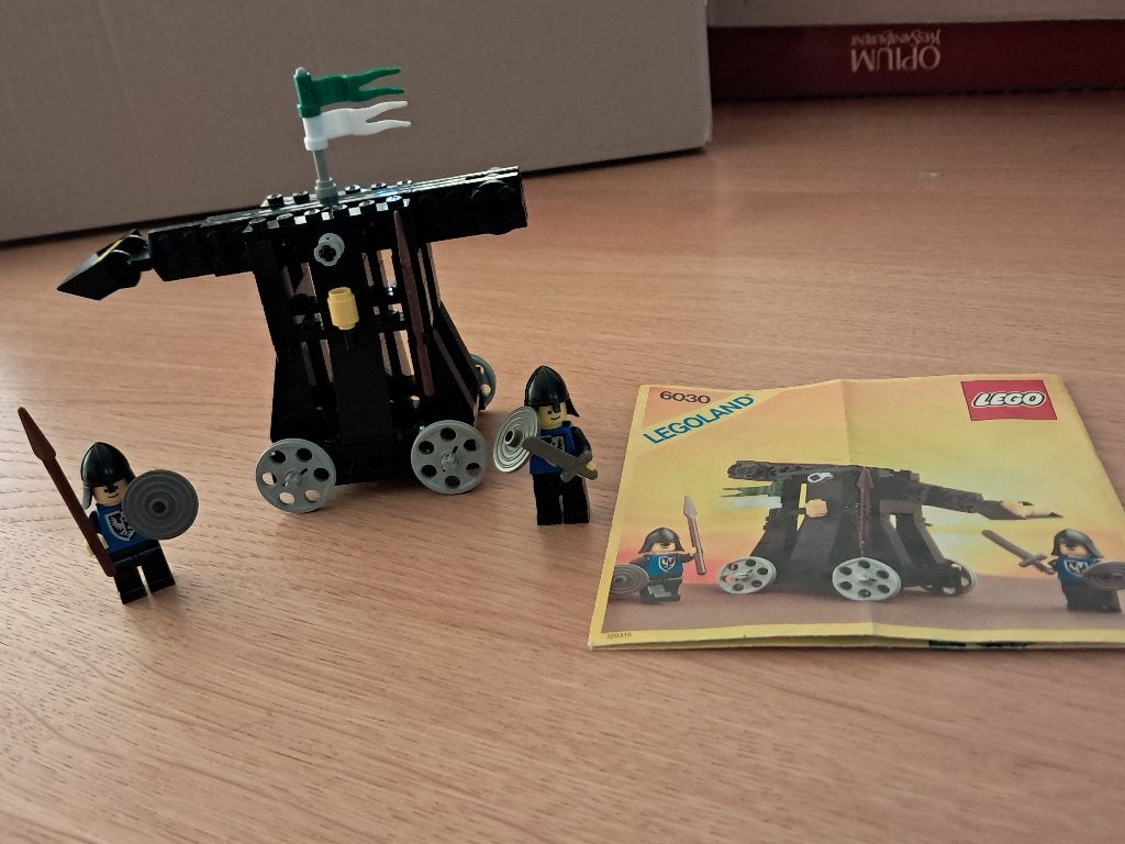 legoland 6030 catapult uit 1984, Gebruikt, Lego, Compleet, Ophalen of Verzenden