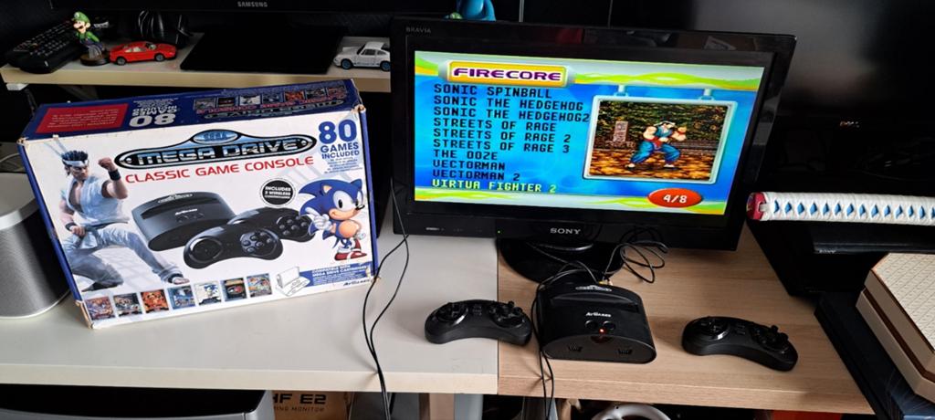 Sega Mega Drive Mini 80-games inbegrepen, Games en Spelcomputers, Spelcomputers | Sega, Ophalen of Verzenden, Gebruikt