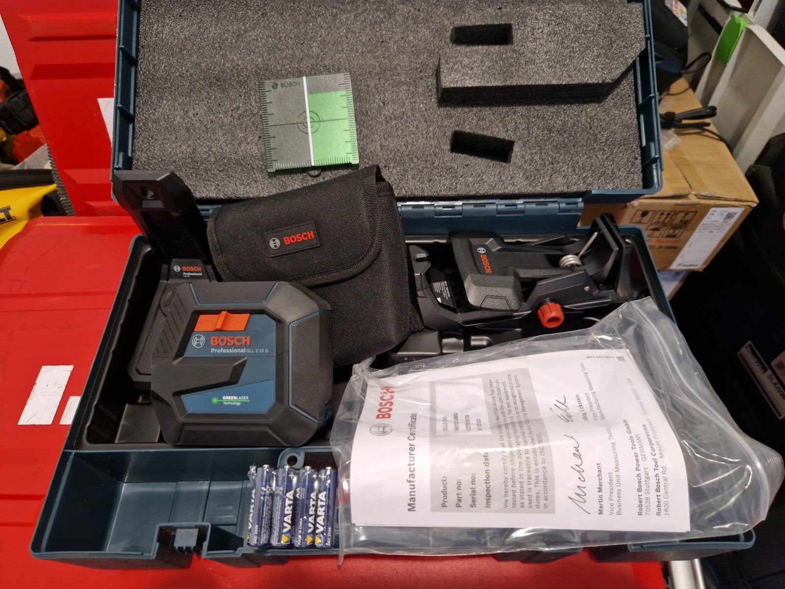 Bosch GLL2 15G Laser + hoesje, Ophalen, Nieuw