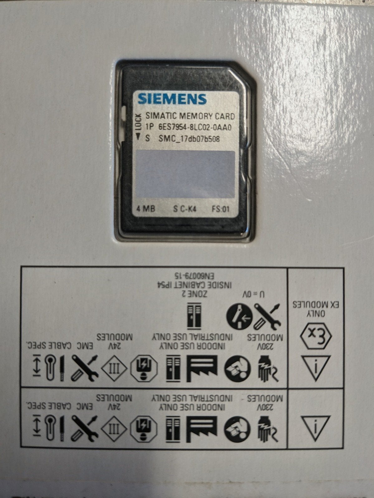 Siemens SIMATIC geheugenkaart, Hobby & Loisirs créatifs, Enlèvement ou Envoi, Comme neuf