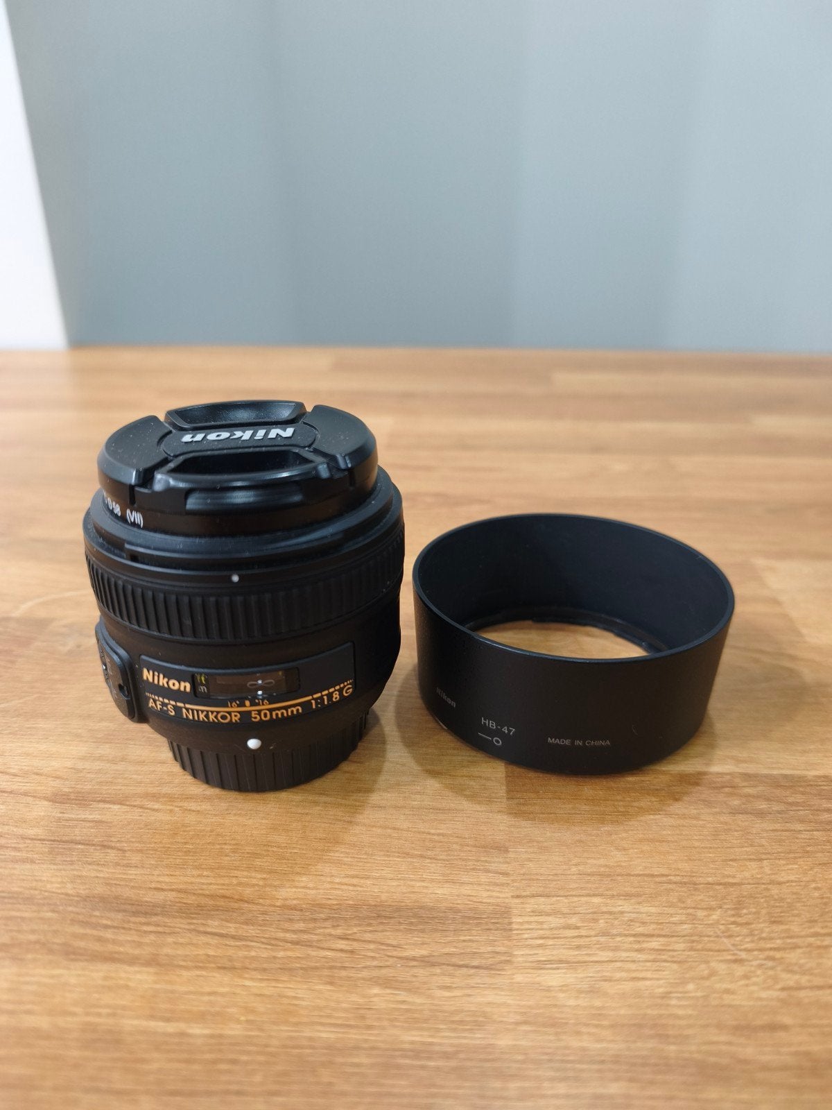 Nikon AF-S Nikkor 50mm f/1.8G, Enlèvement