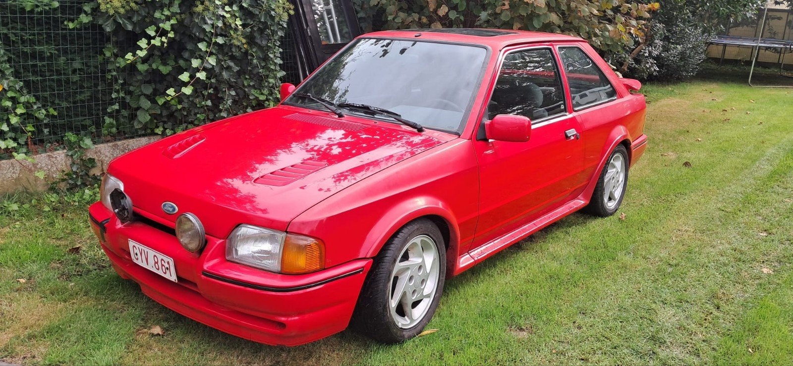 ford escort rs turbo  1.6 '88, Auto's, Voorwielaandrijving, Stof, 1600 cc, 96 kW