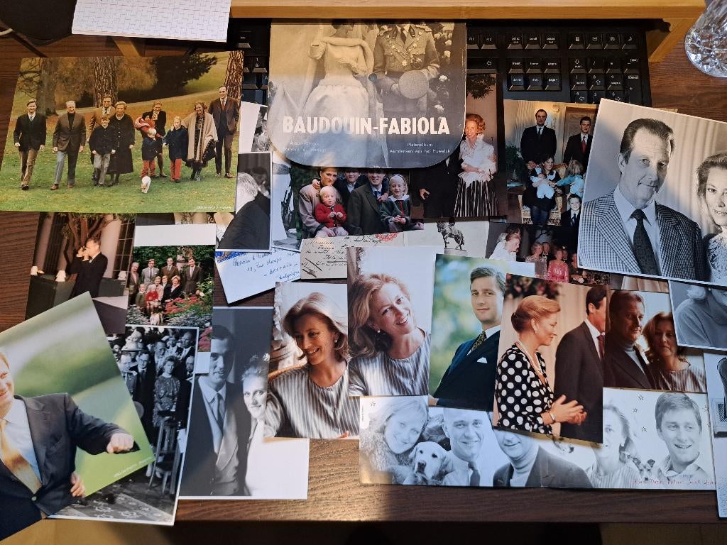 Photos famille royale belge (certaines originales), Enlèvement ou Envoi, Neuf, Carte, Photo ou Gravure