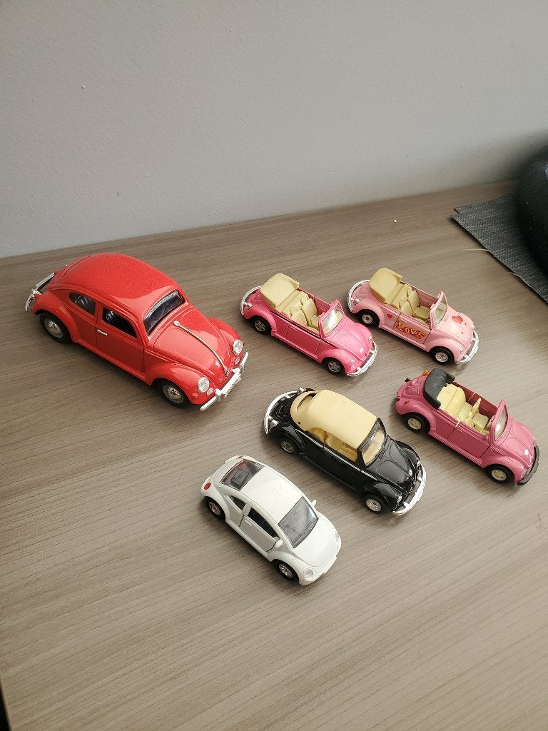 Lot de 6 miniatures volkswagen, Enlèvement ou Envoi, Utilisé