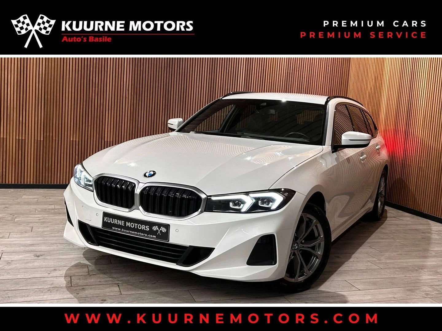BMW 3 Serie 316 dA Touring Sportline Led/Pdc/Gps/SportZet/Ca, Auto's, 122 pk, Zwart, 4 cilinders, Wit