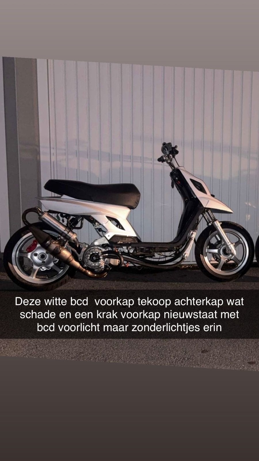 Bcd kappenset, Vélos & Vélomoteurs, Enlèvement, Comme neuf, Aerox