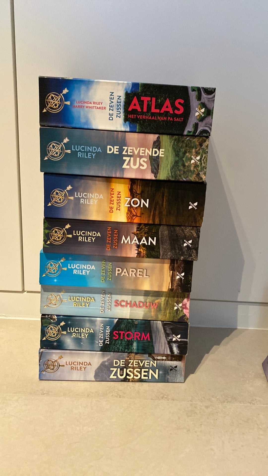 Bundel De zeven zussen en Atlas, Boeken, Ophalen, Gelezen, België