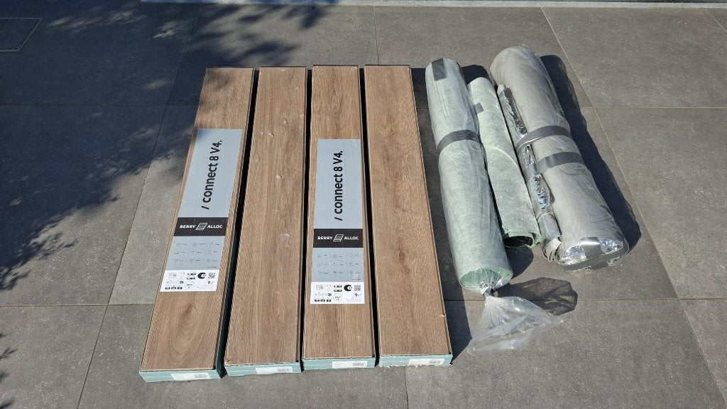 Berry Alloc Epic Oak Natural Connect 8 V4 8,8 m², Aggloméré, Enlèvement, 5 à 10 m², Bois
