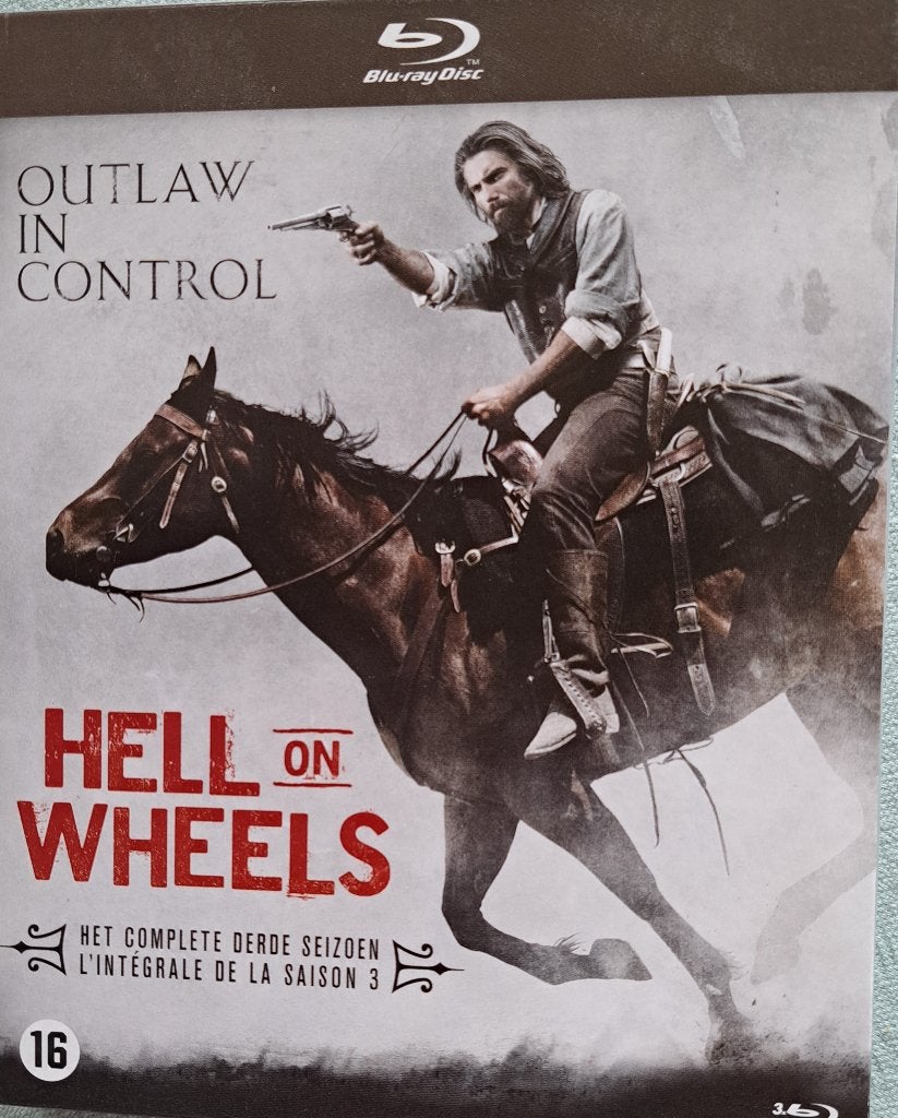 Hell on Wheels seizoen 3 Blu-ray, CD & DVD, Saison 3, Comme neuf, À partir de 16 ans, Anglais