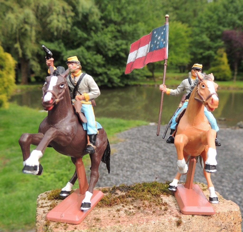 Trompettes Nord-Sud guerre de sécession BRITAINS, Verzenden, Nieuw, Groter dan 1:35, Figuur of Figuren