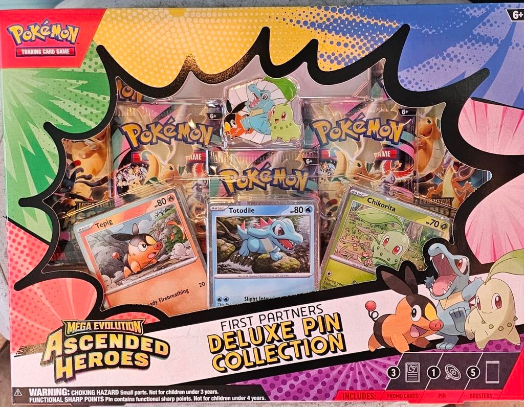 Ascended heroes deluxe pin collection, Enlèvement