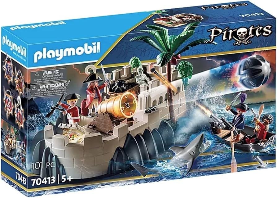 PLAYMOBIL Pirates Vesting van de soldaten (70413), Neuf, Pirates, Bâtiment, Kit complet