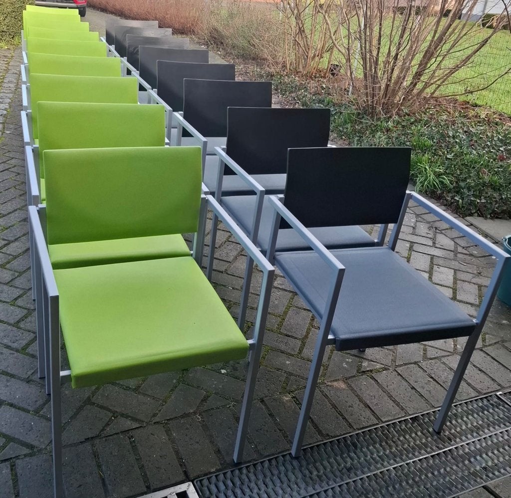 chaises, Maison & Meubles, Chaises, Tissus, Comme neuf, Enlèvement, Cinq, Six Chaises ou plus