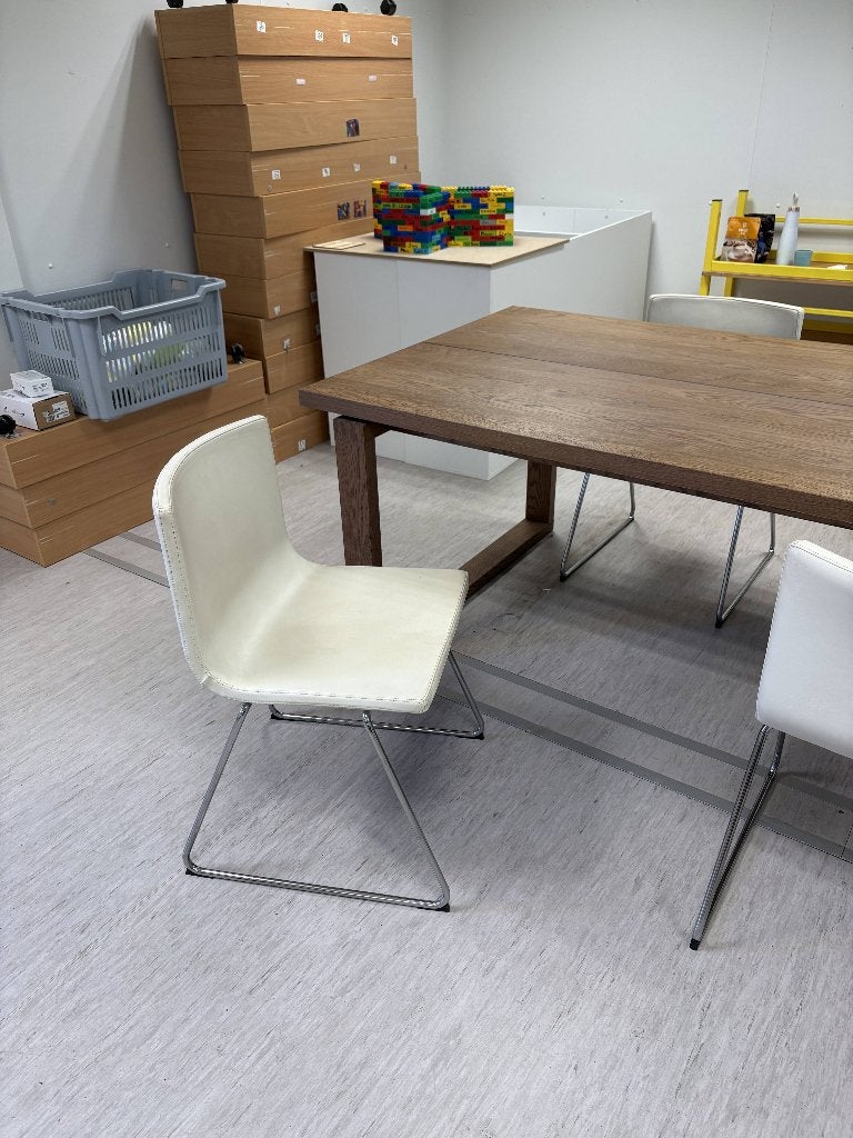 Acht kunstlederen stoelen: Bernhard stoel, Enlèvement, Blanc, Cinq, Six Chaises ou plus, Utilisé