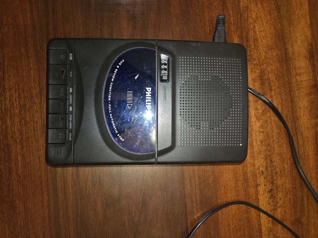 Cassette Player Philips AQ6355-M'a accompagné pendant 10 ans, TV, Hi-fi & Vidéo, Enlèvement, Simple, Philips, Tape counter