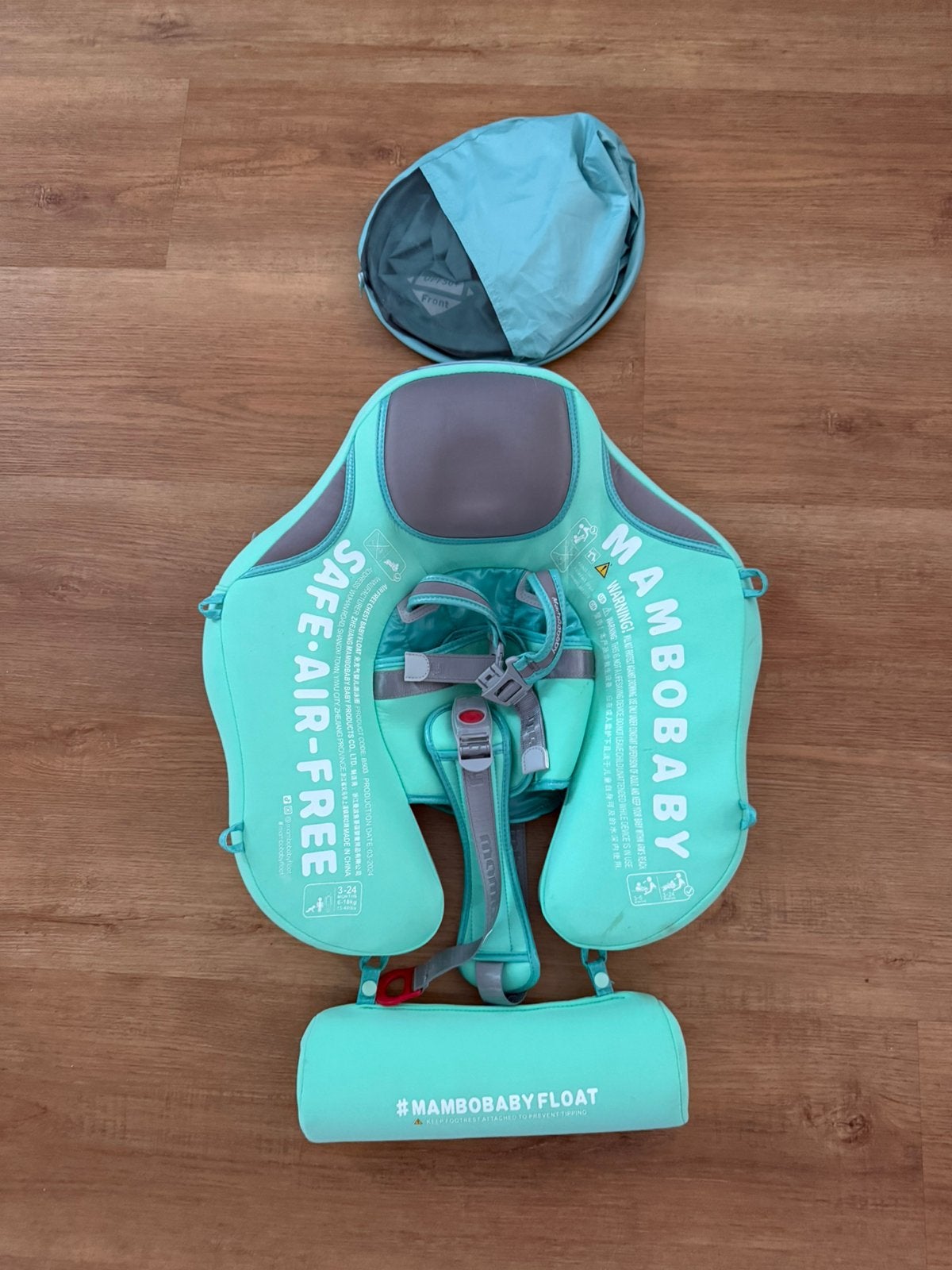 Mambobaby float, Ophalen, Zo goed als nieuw