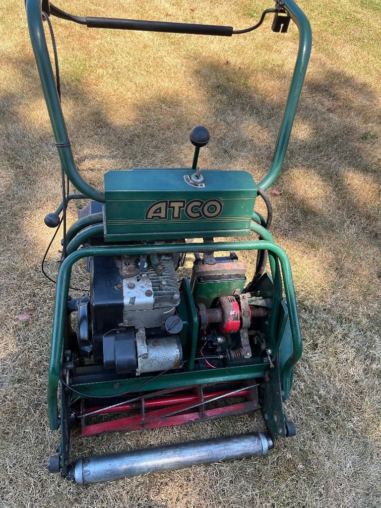 Grasmaaier ATCO, Ophalen, Gebruikt, Opvangbak, Benzine-grasmaaier