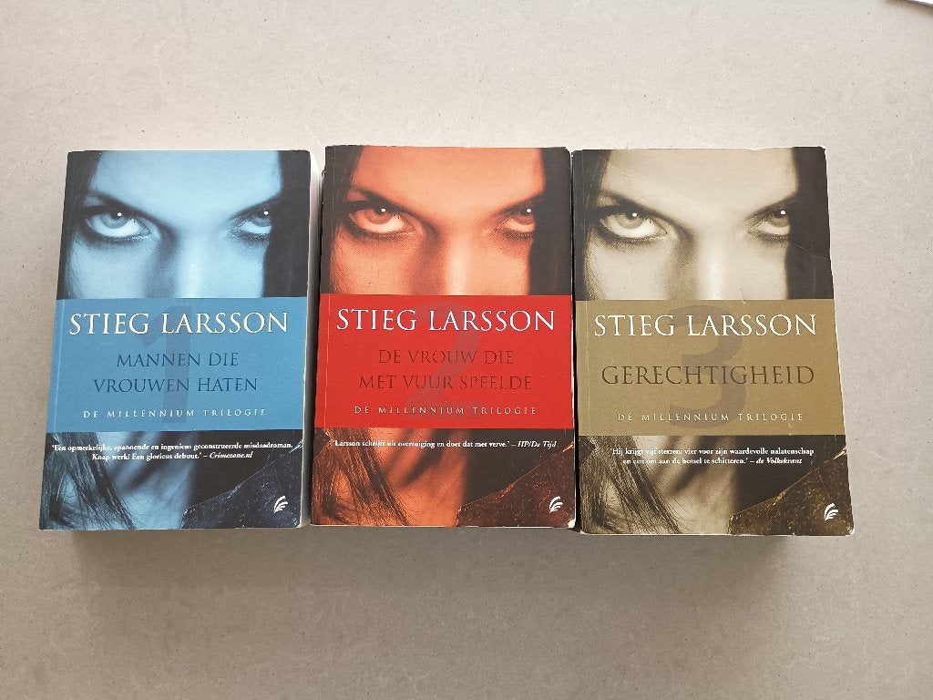 Millenium trilogie van Stieg Larsson, Enlèvement, Utilisé, Stieg Larsson, Scandinavie