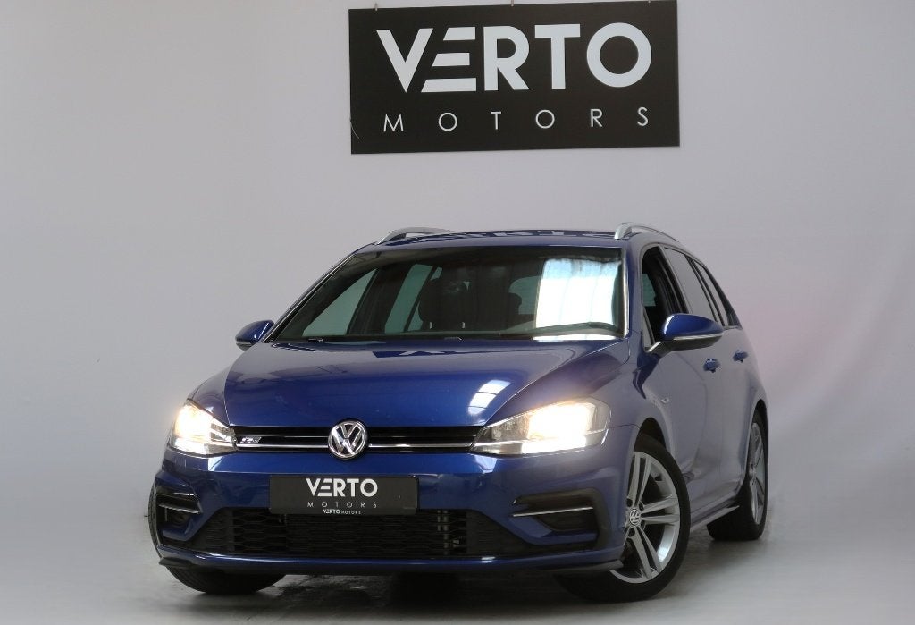 Volkswagen Golf Variant TSI, Auto's, Voorwielaandrijving, Parkeerassistent, Blauw, Alcantara